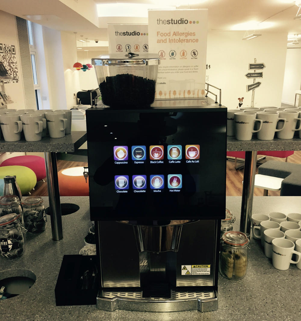 A well-designed coffee machine